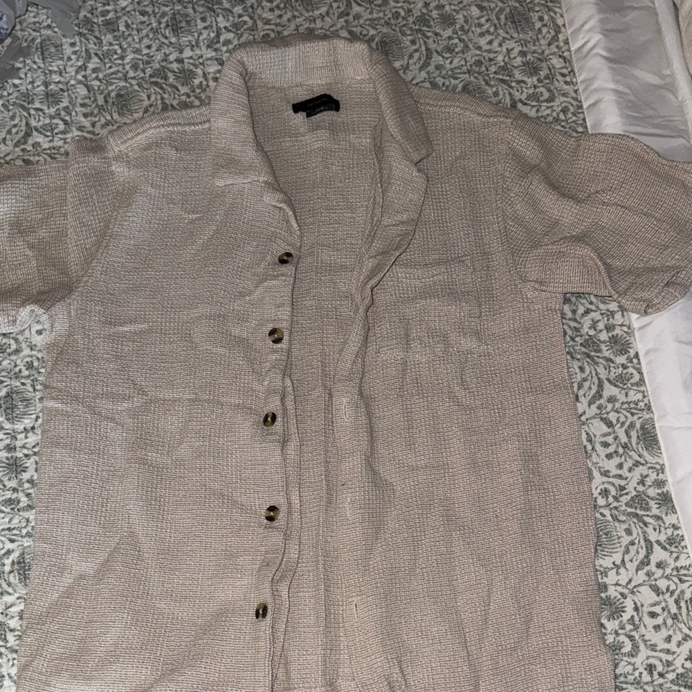 Cotton On Cream Button-Up Cardigan